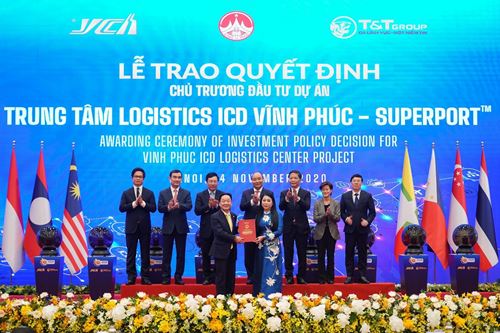 Thủ tướng khởi động mạng lưới LOGISTICS thông minh ASEAN (ASLN) với dự án đầu tiên “TRUNG TÂM LOGISTICS ICD VĨNH PHÚC” (SUPERPORTTM)